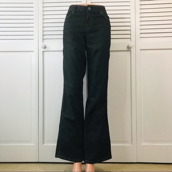 3/$25 CALVIN KLEIN JEANS Dark Blue Lean Boot Cut Jeans Size 30 - Picture 1 of 10